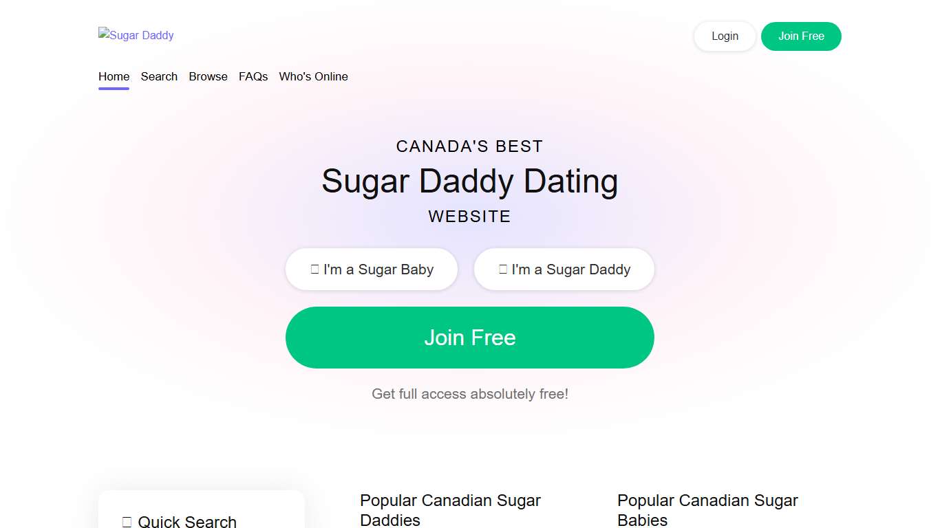 Sugar Daddy Canada Dating App & Website SugarDaddy.ca